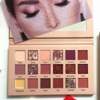 G沙漠玫瑰18影盘哑光珠光闪粉亮片大地色彩妆盘超火 沙漠玫瑰眼影盘