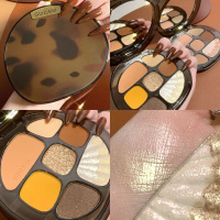 琥珀八影腮红高光一体超火闪粉亮片彩妆盘