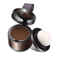 发际线影粉填充笔头发修饰发迹线补发神器 高光粉扑3089 1#棕色