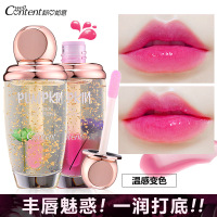 鲜花精油唇釉 持久显色防水唇彩 口红不易沾杯不易色