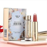 珍珠元气柚唇膏口红持久滋润不易沾杯雾面哑光口红彩妆613 2#西瓜色