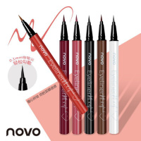 新款外贸不色不晕染防汗防水多色时尚眼线液笔5246