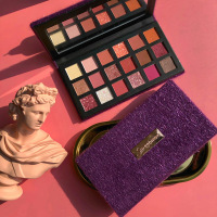 18色迷雾粉紫绒毛眼影盘闪粉珠光土豆泥眼影盘 18色眼影