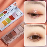 霏汐6影盘 珠光哑光亮片日常妆易上色防水防汗款