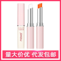 柔润盈亮护唇膏温感变色补水保湿唇纹无色口红打底学生女