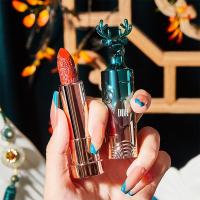 一鹿想你口红哑光丝丝绒不易色防水滋润唇膏不沾杯花口红唇釉