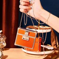 橙皮包包口红三支装 链条皮包口红套盒三支装不色防水滋润唇膏不包包花口红