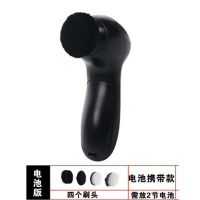 黄金蛋电动擦鞋器懒人手持自动擦鞋洗鞋机便携多功能擦皮鞋神器家用小型_电池入门款