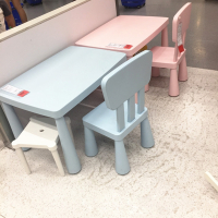 迪玛森宜家儿童桌椅套装幼儿园桌椅宝宝学习桌家用写字桌玩具桌塑料