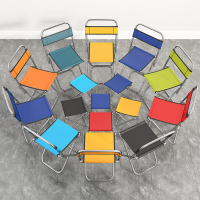 (赠品评价后截图联系客服领取)洛滑户外便携式折叠椅子战备板凳钓鱼小凳子旅行露营马扎超轻地铁坐椅