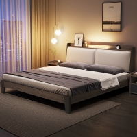 迪玛森床床现代简约1.5m轻奢家用双人床主卧1.8m软包大床单人床床架