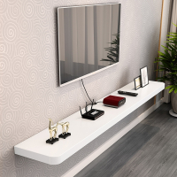 迪玛森电视柜简约现代悬空壁挂悬挂式电视机顶盒置物架挂墙一字板隔板