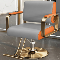 洛滑美发店发廊专用剪发椅子理发店网红椅理发椅子可放倒旋转美发椅子
