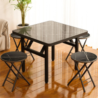 洛滑折叠桌饭桌餐桌家用简易小户型桌子四方桌出租屋可折叠摆摊小方桌