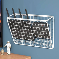 路由器置物架机顶盒收纳盒洛滑wifi盒子放置架悬挂支架墙上壁挂式架子