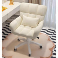 化妆桌梳妆台洛滑凳子家用女生卧室梳妆凳轻奢高级简约网红靠背美甲椅