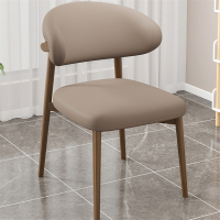 餐椅家用凳子迪玛森靠背椅子轻奢高级茶椅北欧简约酒店餐桌椅洽谈麻将椅