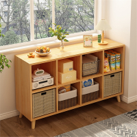 儿童书柜家用书架置物架迪玛森落地储物柜组合格子柜学生收纳柜矮柜柜子