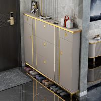 迪玛森轻奢超薄鞋柜家用门口入户翻斗玄关柜一体室内小鞋架