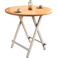 折叠桌家用简约餐桌出租屋租房洛滑小户型折叠桌子圆桌简易吃饭小桌子