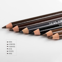 铝管带刷眉笔持久防水防汗不晕染不脱色易上色初学者木质杆硬心