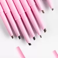 眉笔女防水防汗持久不脱色不晕染初学者自然粉色单头自动旋转眉笔