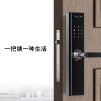 回固密码锁指纹锁家用盗门智能锁V7电子门锁智能门锁