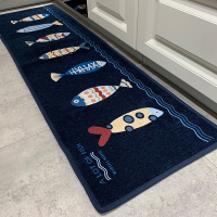 厨房地垫可擦防滑免洗防油家用脚垫子防水吸水长条满铺卫生间地毯