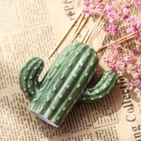 陶瓷牙签盒北欧创意个性家用仙人掌牙签罐饭店logo广告牙签筒