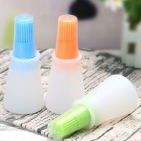 简易款[带盖]随机色|油刷瓶日本厨房按压式油刷不掉毛烘焙耐高温硅胶烧烤刷带盛油瓶