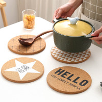 厨房日式防烫垫砂锅垫盘子碗垫锅垫菜垫子 餐桌垫大号软木隔热垫