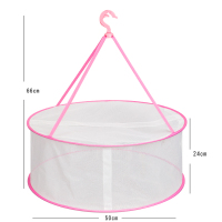 直径50全封闭粉|一层全封闭晒衣篮晾衣网晒袜子内衣网兜晾干货架子毛衣平铺晒衣架