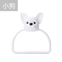 小奶狗毛巾架|宝宝牙杯牙刷套装挂壁洗漱杯牙具座壁挂牙杯架儿童刷牙杯卡通可爱