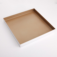 sn1312金色不沾烤盘正方形金盘28x28蛋糕卷月饼古早烘焙模具