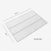 铁镀锌有脚款*60*401.2斤易生锈不含十送一活动|不锈钢面包烘焙晾网凉架饼干蛋糕冷却架冷却网60x40商用烘焙工具