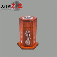 花梨木女孩牙签筒|越南红木牙签筒实木中式时尚牙签盒创意木质牙签罐商务送礼