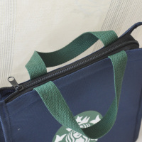 林少日式便当袋手提包大号保温午餐包饭盒袋上班族简约手提袋子