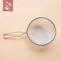 12cm40目|药渣过滤网家用细中药煎药油勺滤茶搅拌机不锈钢密加密耐用