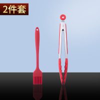 烧烤2件套|大号硅胶刮刀油刷铲子家用打蛋器耐高温制做蛋糕奶油抹刀烘焙工具
