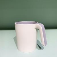 灰色带把马克杯| 北欧风双色pp漱口杯家用带把刷牙杯情侣洗漱杯