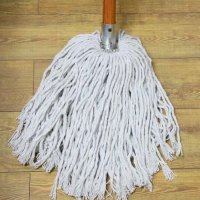 老式拖把 棉线棉布家用墩布懒人公司拧水木杆小头普通拖把
