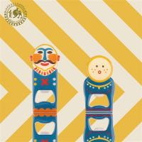 新疆博物馆啤酒开瓶器红酒家用网红戒指冰箱贴创意磁力金属纪念品