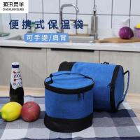 保温饭盒袋学生便包袋冰袋防水加厚上班族便当包野餐手提保温包