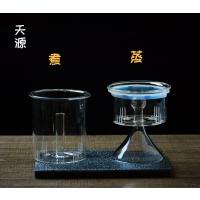 1000毫升无内胆锤纹壶|玻璃煮茶壶提梁壶蒸汽煮茶器烧泡茶壶电热煮茶烧水壶锤纹竹把家用