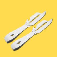 多功能毛夹刨刀[两把装]|不锈钢苹果削皮器多功能瓜刨厨房剪刀多用刨水果刀猪毛鸭毛鹅夹s