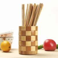 饭店筷子笼 厨房沥水筷子筒 餐具竹筷笼工艺多用筷子筒 筷子盒