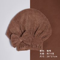 咖啡|干发帽女吸水速干可爱浴帽包头巾加厚擦毛巾干发巾洗头发帽子