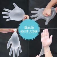 透明50只-盒装 M码-中号|aaa食品级一次性pvc手套女乳胶厨房染发烘焙美容加厚耐用食品卫生