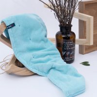 双层加厚干发帽(蓝色)|干发帽女吸水速干毛巾洗头发帽子包头巾加厚神器擦头家用日本