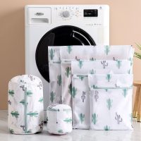 仙人掌-5件套|洗衣袋洗衣机专用家用大号加大内衣文胸护洗网兜机洗清洁洗护袋子